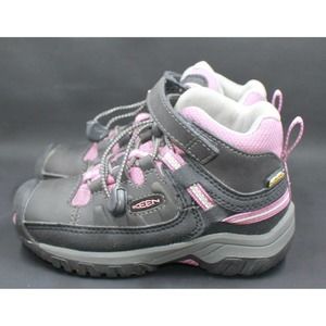 Girls Keen Targhee Waterproof Raven Hiking Boots Size 9 Kids 1020130